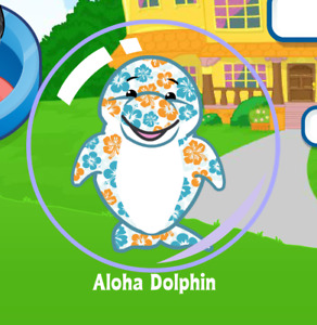 Webkinz Aloha Dolphin Virtual Adoption Code Only Messaged Webkinz Aloha Dolphin!