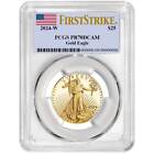 Presale - 2024-W Proof $25 American Gold Eagle 1/2 oz PCGS PR70DCAM FS Flag L...