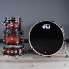 DW Collector's Series 4-Piece 22/10/12/14 Drum Kit Shell Pack, Tobacco Burst