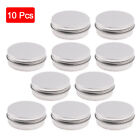 Small Mini Round Tin Can Storage Boxes Metal for Jewelry Container 30ml w/Lids