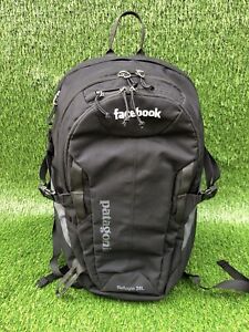 Patagonia Refugio 28L Embroidered Facebook Logo Backpack Day Trip Bag Black