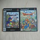Dragon Quest V 5 and Dragon Quest VIII 8 Set Of 2 Japanese Playstation 2 Game