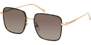 The Marc Jacobs Women's Havana Gold-Tone Square Sunglasses - MARC477S-02IK-HA