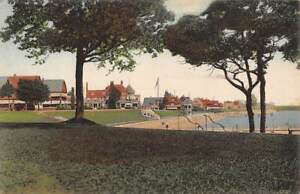 PINE ORCHARD, BRANFORD, CT ~ ALONG THE SHORE, BEACH, HOMES MORTON PUB used 1913