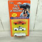 1997 ERTL The Dukes Of Hazzard 3-Vehicle Action Chase Set General Lee Boss Hogg