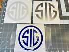 Sig Sauer Vinyl Decal 3 Styles Many Large Sizes & Colors & FREE Shipping