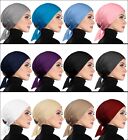 Lot of 12  Women's Cotton Bonnet Under Scarf Hijab Caps with Ties bandana scarf