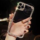 For iPhone Samsung Diamond Case Glitter Luxury Clear Phone Cover Hot Women Girl