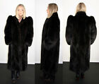 Ranch Mink Fur Coat Fox Fur Sleeves Size Medium 6 8 M Efurs4less