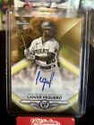 2023 BOWMAN STERLING SSP RC LIOVER PEGUERO GOLD REFRACTOR AUTO!! #/50! PIRATES