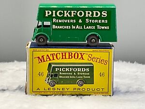 1960s Matchbox Lesney No 46B Pickfords Removals Van G.P.W N,mint,in orig,B5 Box