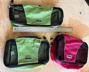 Unused Set Of 3 eBags Packing Cubes Organizers Suitcase Travel Bags 9”, 11”, 14”
