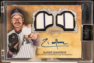 2021 Topps Dynasty Randy Johnson Game Used Dual Patch Auto 5/5