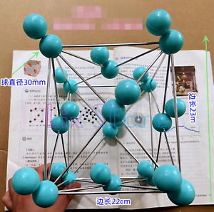 Iodine unit cell structure model Iodine elemental crystal JG-69 /22cm*23cm*24cm