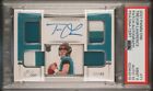 2021 Panini One Trevor Lawrence Square One Patch Auto 32/49 PSA 9 Auto 10 Rookie