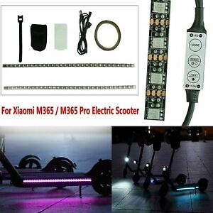 Waterproof LED Light Strip Bar Lamp Fits Xiaomi M365 / M365 Pro Electric Scooter