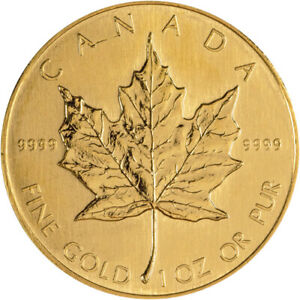 1984 1 oz Canadian Gold Maple Leaf Coin