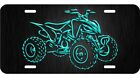 4 Wheeler ATV Bike Aluminum Car License Plate Tag (LP165)