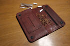 CIGARETTE CASE REAL LEATHER SMOKE TOBACCO ROLLING POUCH POCKET CASH HOLDER POUCH