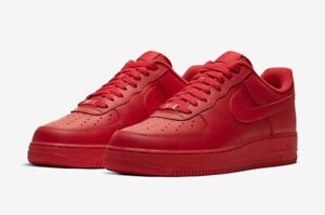 Nike Air Force 1 Low Triple Red CW6999-600 Men's Sneaker New
