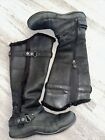 The North Face Womens Black Leather Tall Winter Outdoor Hiking Trail Boots US 9