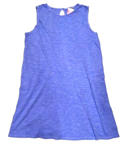 FRESH PRODUCE 3X Peri BLUE MARISSA Cotton Jersey Key Hole Dress NWT New 3X
