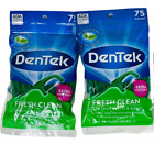 DenTek Fresh Clean Sensitive Teeth & Gums Floss Picks 75ct Each Bag (2-Pack)