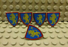 (H6/11) LEGO 5x 3846p4h Sign Knight Castle 1584 6016 6017 6041 6067 6080 6081
