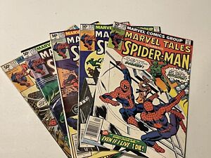 1981 Marvel Tales Lot 122 - 126 Reprints Amazing Spider-Man 145 146 147 148 149