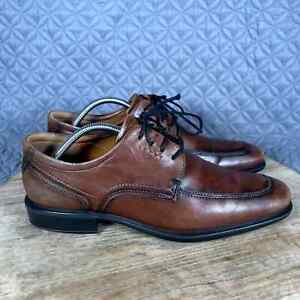 Ecco Dress Shoes Men's EU 43 US 9.5 Brown Leather Oxford