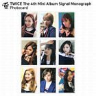 TWICE 4th Mini Album Signal Monograph Photocard KPOP Sana Momo Nayeon Jihyo