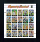 United States 32¢ Legends of Baseball Postage Stamp #3408 MNH Full Sheet