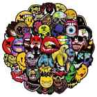 50 Pack of Cool Horror Stickers for Laptop/Water Bottle/Phone Case