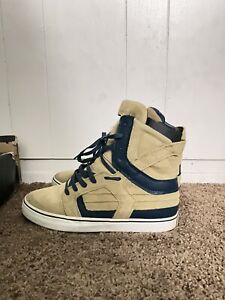 Supra Skytop 2 Navy/tan Suede Rare OG Colorway Size 11 Great Condition