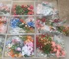 HUGE Assorted Lot Artificial Silk Flower Plants Faux Decor Floral Estate Sale