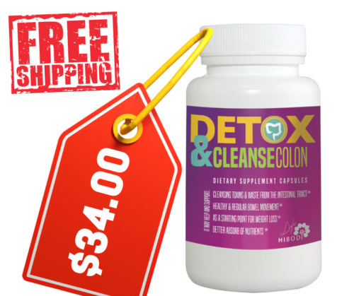 Detox & Cleanse Colon by Hibody (Excellent Product-Fast Results-Brand New)