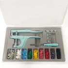 Light Blue Snap Fastener Kit, Pliers, Metal and Plastic Snap Buttons, 207PC