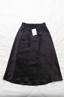 Theory Womens Skirt Size Petite Black Double Sateen