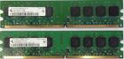 2GB 2x 1GB PC2-5300 DDR2 667 240 pin Non-ECC DIMM Desktop Memory RAM Dell HP IBM
