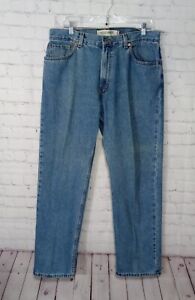 Levi's 505 Jeans Men's Size 36x32 Regular Fit Blue Denim Comfort