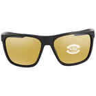 Costa Del Mar Ferg Sunrise Silver Mirror Polarized Glass Men's Sunglasses FRG 11