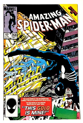 Amazing Spider-Man #268 - Marvel 1985 - John Byrne Cover - Black Costume - Nice