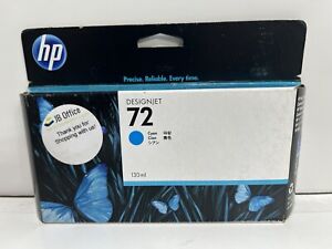 EXPIRED 2021 - Genuine HP72 Cyan Ink Cartridge