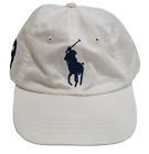 Polo Ralph Lauren Men's Baseball Cap Pony Logo Hat Navy White OS New Imperfect