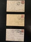 ITALY OLD POSTCARD, AIR MAIL COLLECTION, LOT OF 3
