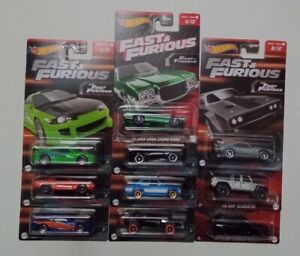 2023 Hot Wheels Fast And Furious Walmart Exclusive Complete Set