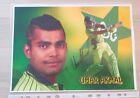 Umar Akmal Pakistan Cricketer Hand Signed Photo Autograph A4 size