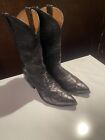 Mens Justin Full Quill Ostrich Cowboy Boots 11EE