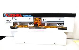 Lionel #6-16334 Chicago & Northwestern TTUX Flatcar Set