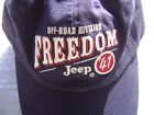 Jeep Freedom '41 Off Road Division Adustable Cap Hat Blue NEW